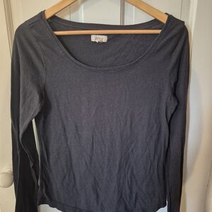 Aerie Charcoal Long Sleeve Tee